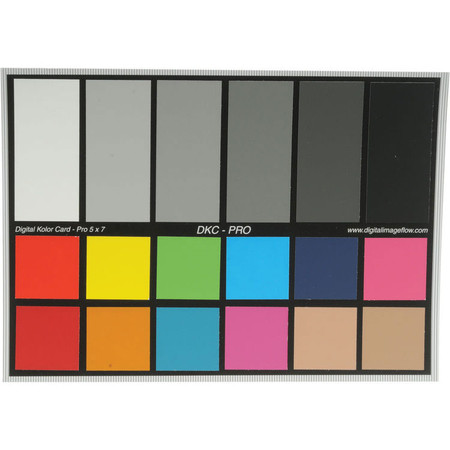DGK DKC-Pro Multifunction Color Chart 5 x 7