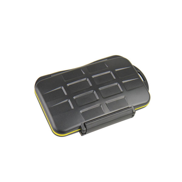JJC MC-SDMSD12 Rugged Waterproof Memory Card Case (4x SD / 8x microSD)