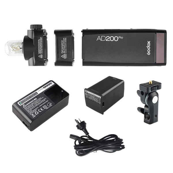 Godox AD200Pro 200Ws Witstro TTL Flash Kit (5600K , 2.4G wireless