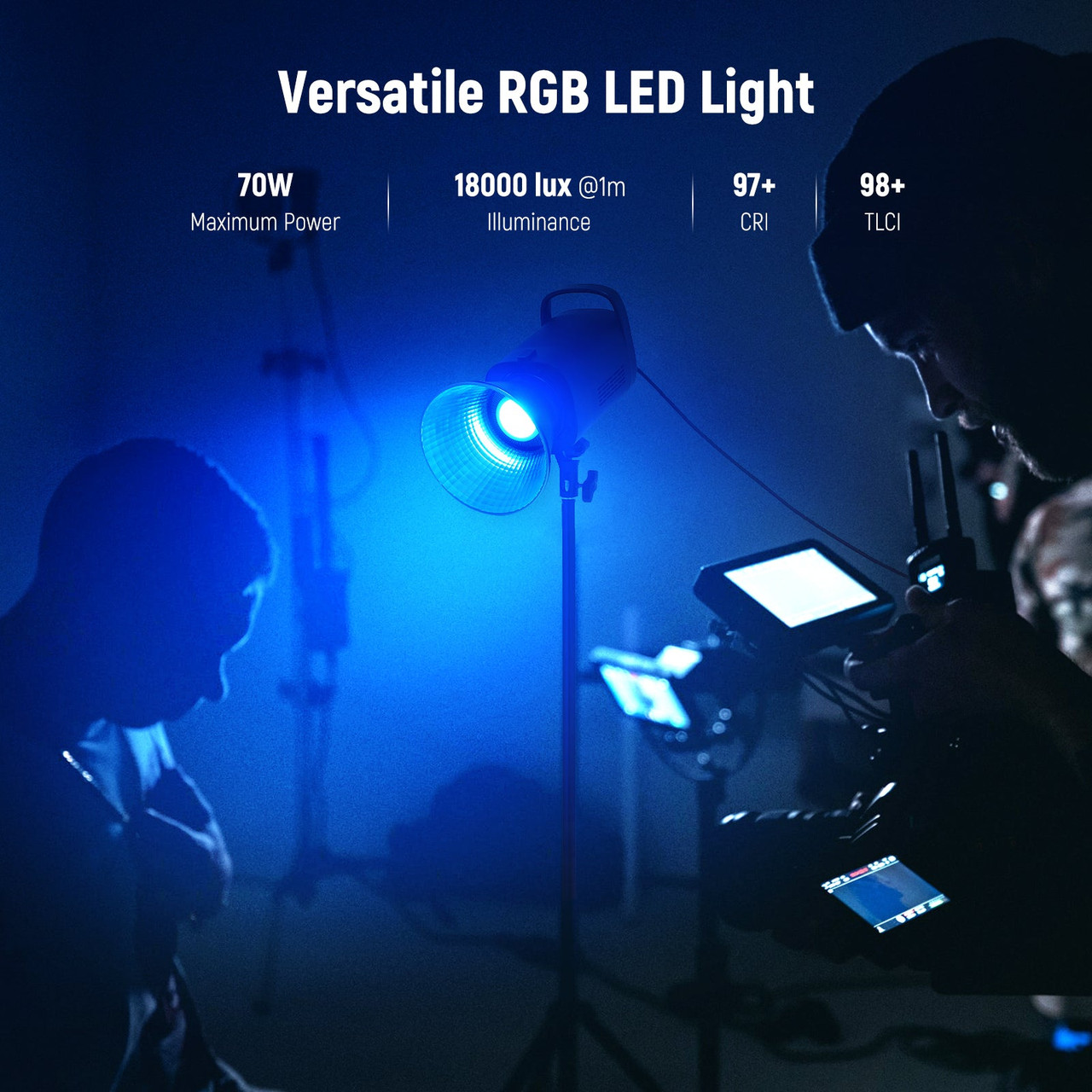 NEEWER RGB LED Video Light 65W Handheld RGB Continuous Light