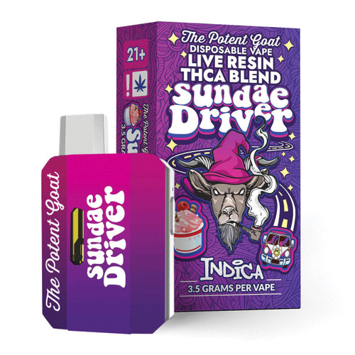 The Potent Goat Sundae Driver Disposable Cart