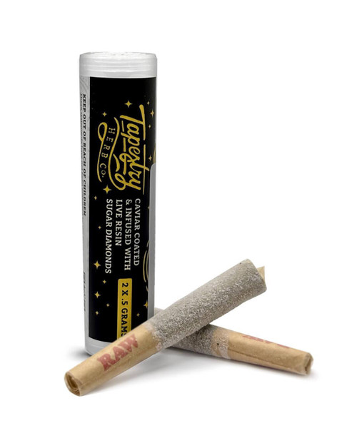 Tapestry Herb Co. | Dogwalker Pre-Roll | Live Resin infused Caviar covered | .5g | 2ct