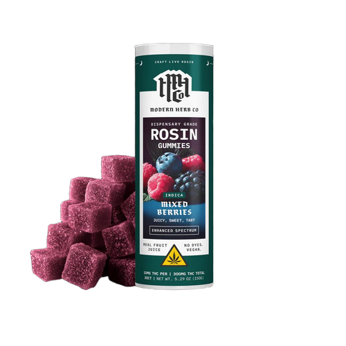Modern Herb Co. | Gummies | Delta 9 | Live Rosin | Indica | 30 Count