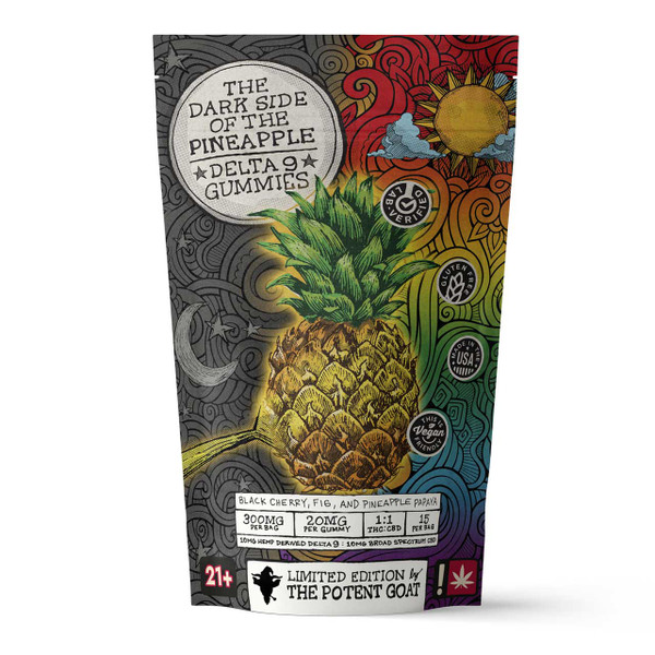 Dark Side Of The Pineapple Hemp Derived Delta 9 Gummies - Variety Pack