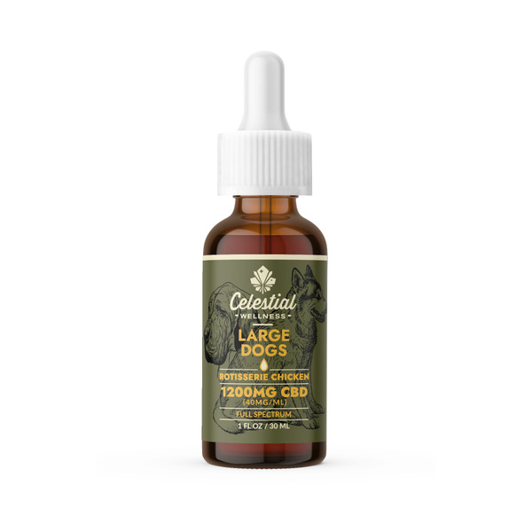 Celestial Wellness | Large Pet Tincture | Full Spectrum CBD | 1200mg