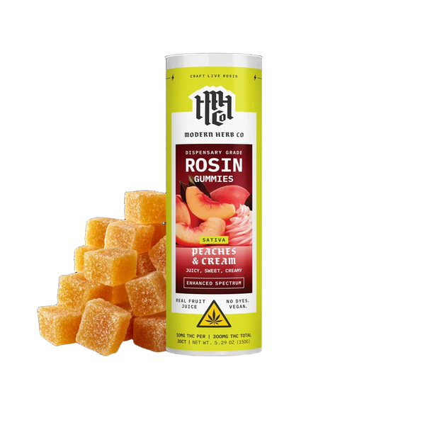 Modern Herb Co. | Gummies | Delta 9 | Live Rosin | Sativa | 30 Count
