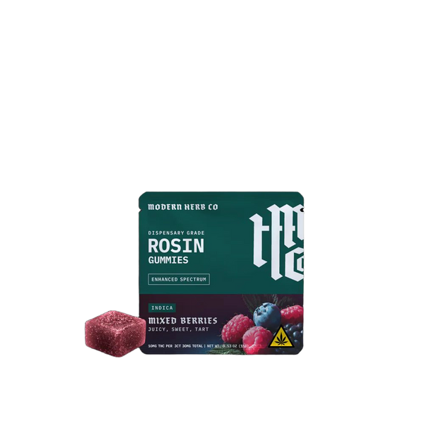 Modern Herb Co. | Gummies | Delta 9 | Live Rosin | Indica | 3 Count