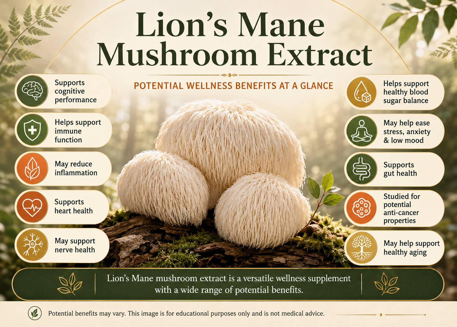 The scientifically-proven benefits of Lions Mane Mushroom extract