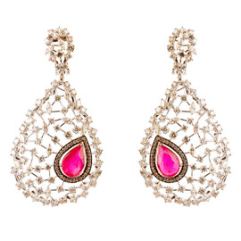 [Sample] Ping and Gold color Earrings