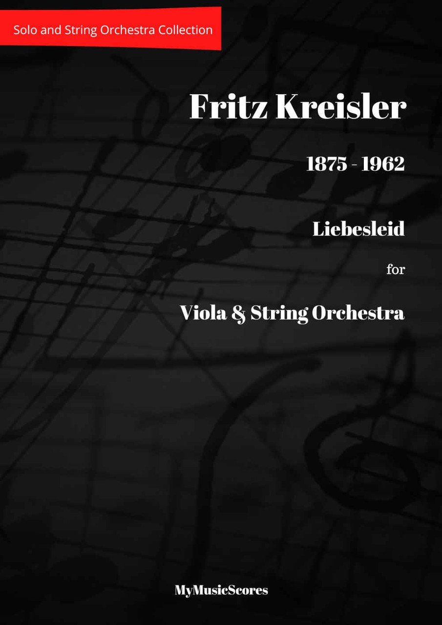 Kreisler Liebesleid for Viola and String Orchestra