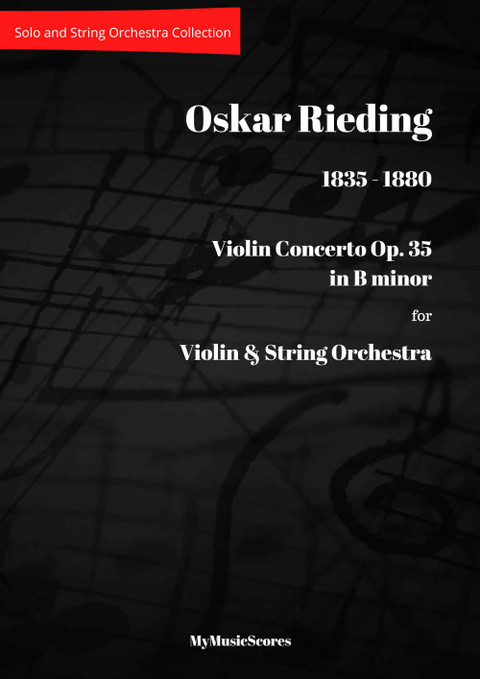 Rieding Violin Concerto Op 35 for Violin and String Orchestra
