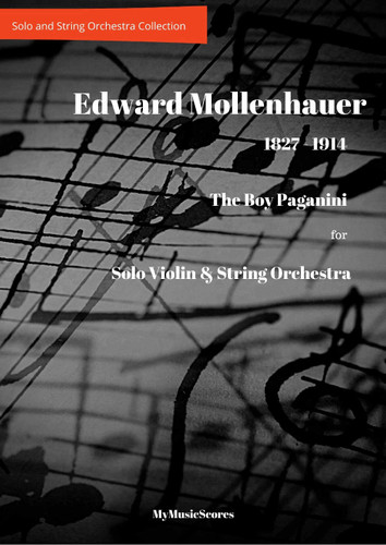 Mollenhauer The Boy Paganini for Violin and String Orchestra Cover