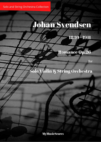 Svendsen Romance Op.26 for Violin and String Orchestra Cover