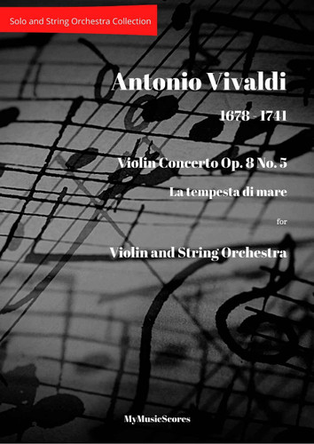 Vivaldi Violin Concerto Op. 8 No. 5 "La tempesta di mare" Cover