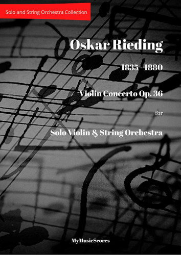 Rieding Violin Concerto Op 36 for String Orchestra