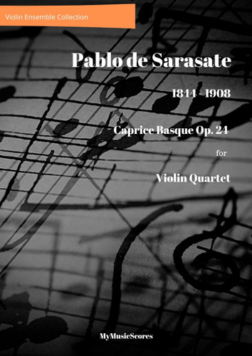 Potstock Souvenir de Sarasate Op 15 for Violin and Piano