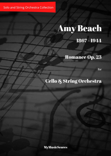 Beach Romance Op 23 for Cello and String Orchestra