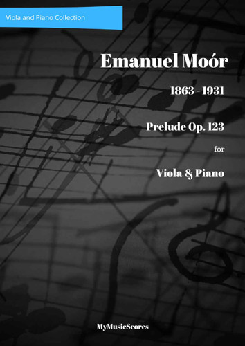 Moor Prelude Op  123 for Viola and Piano