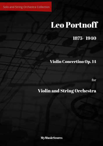 Portnoff Concertino Op. 14 for Violin and String Orchestra