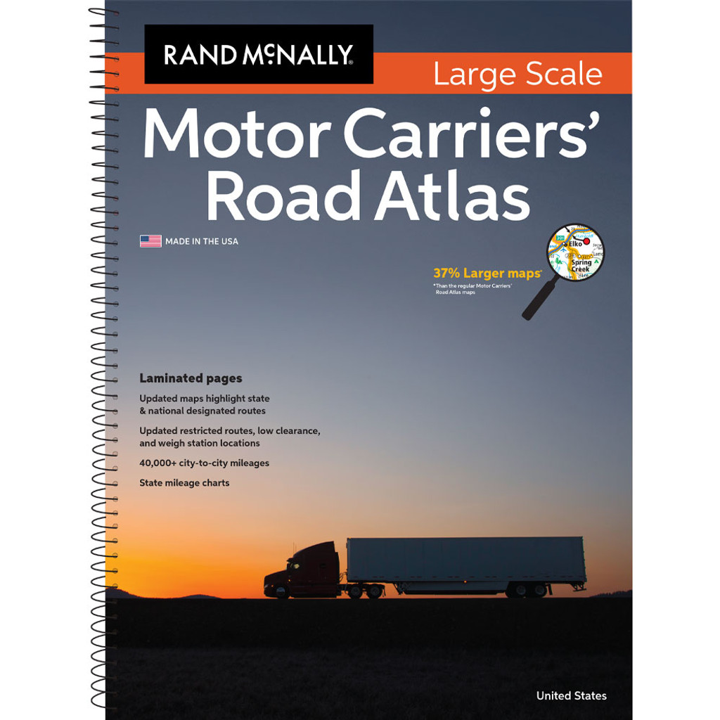 Large Scale Motor Carriers' Road Atlas