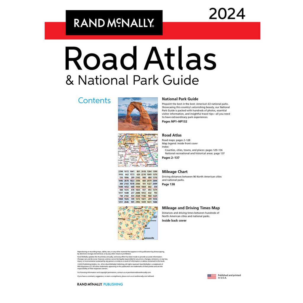 Rand McNally 2025 Road Atlas and National Park Guide