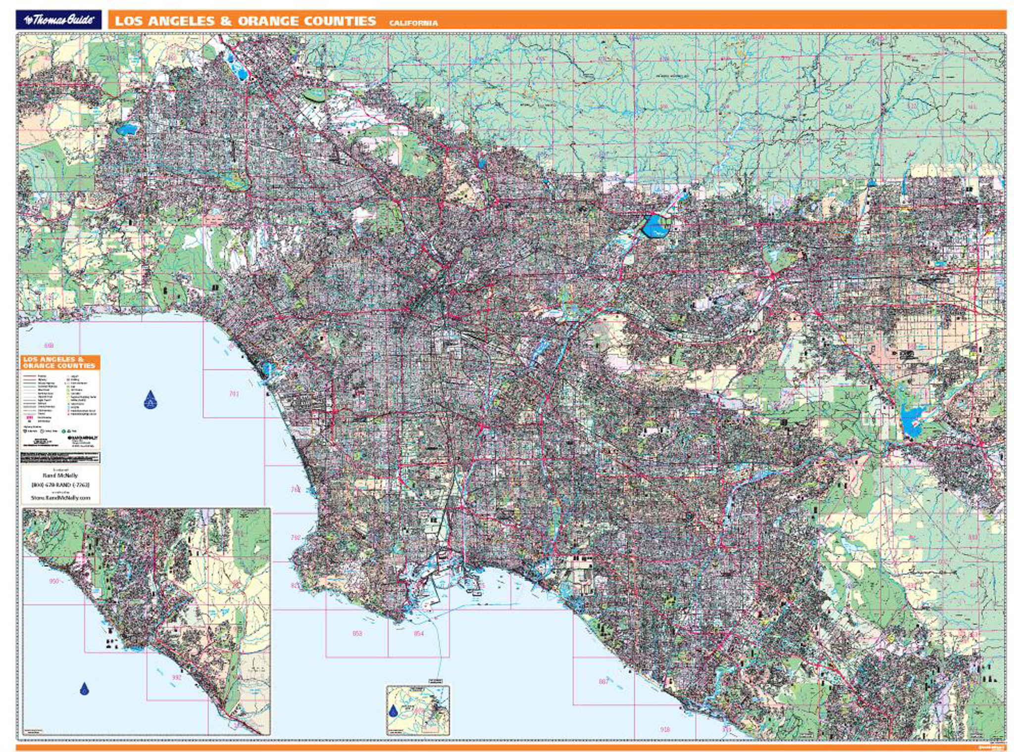 Map of Los Angeles, California - GIS Geography