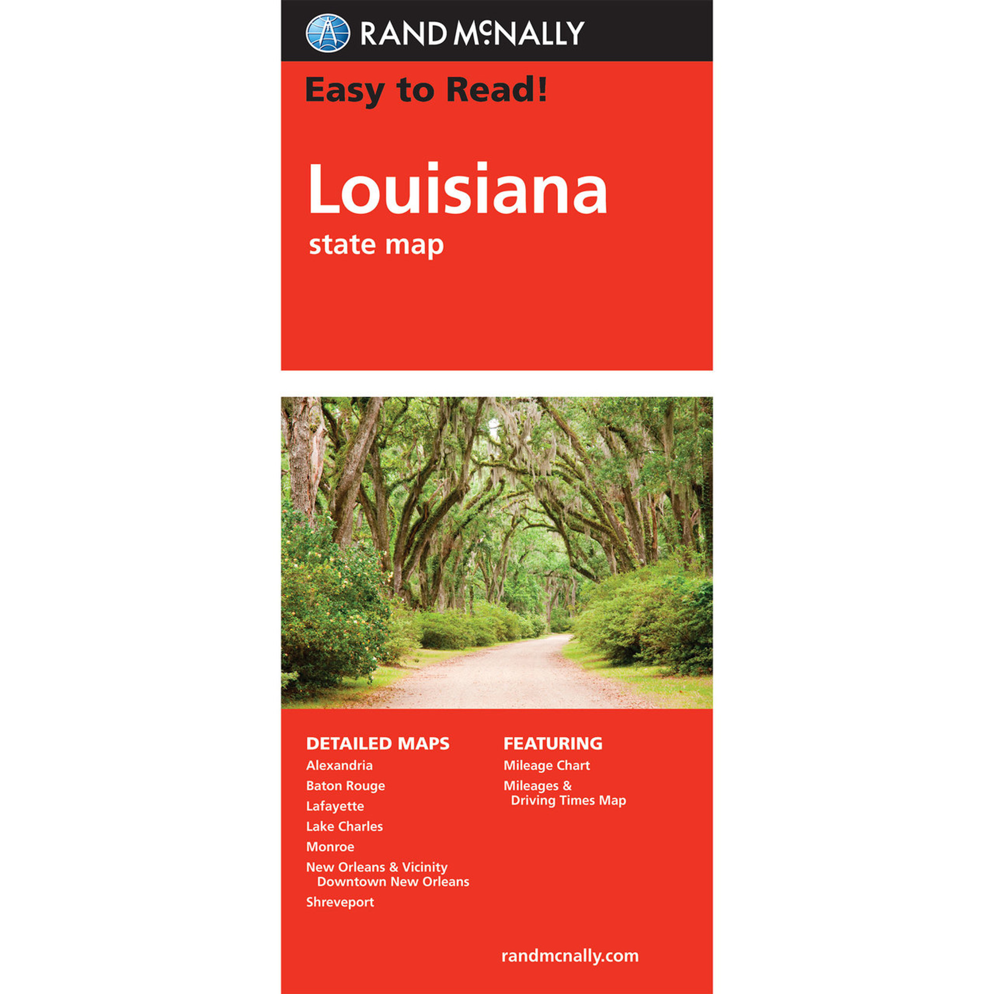 Rand McNally Louisiana State Wall Map