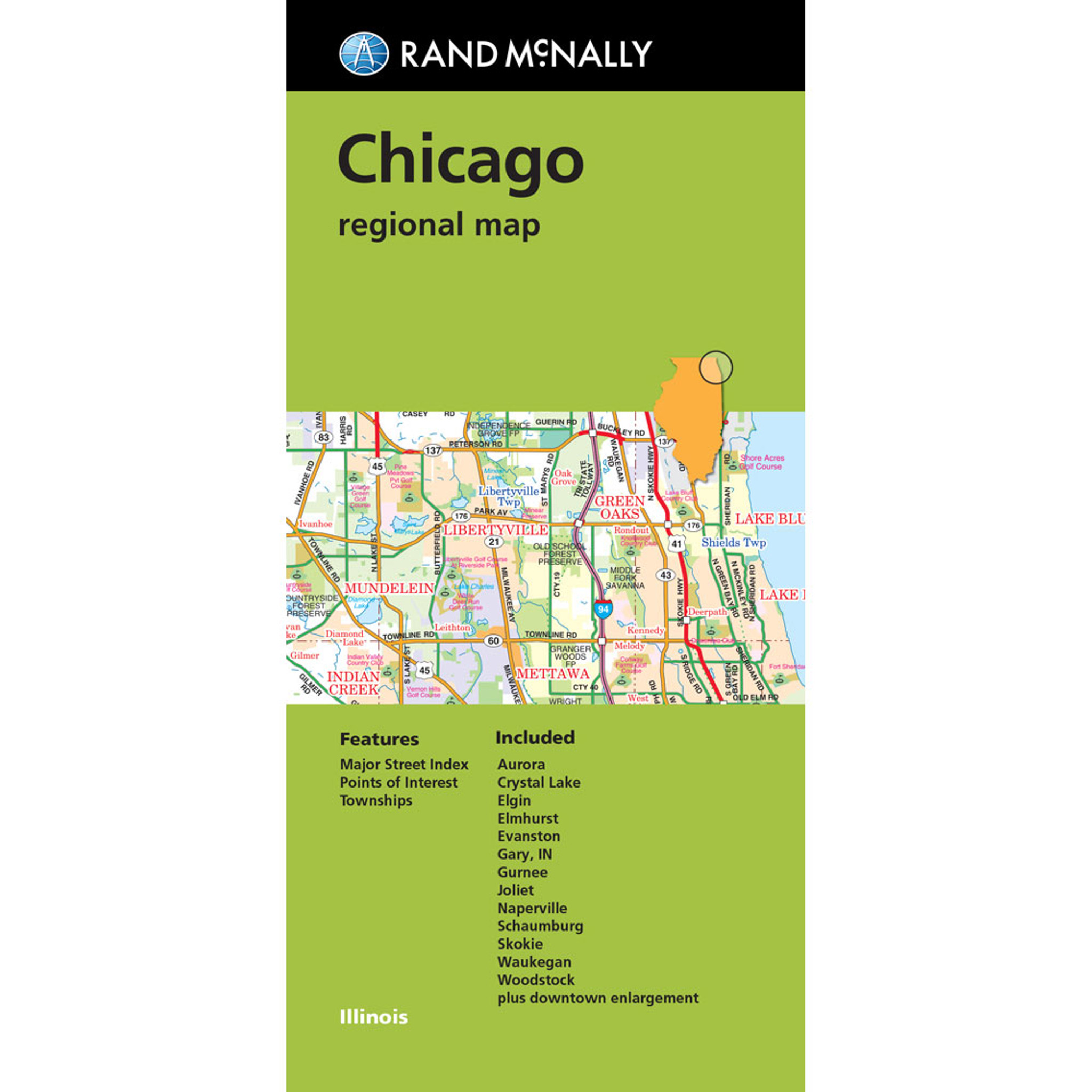 chicago on map