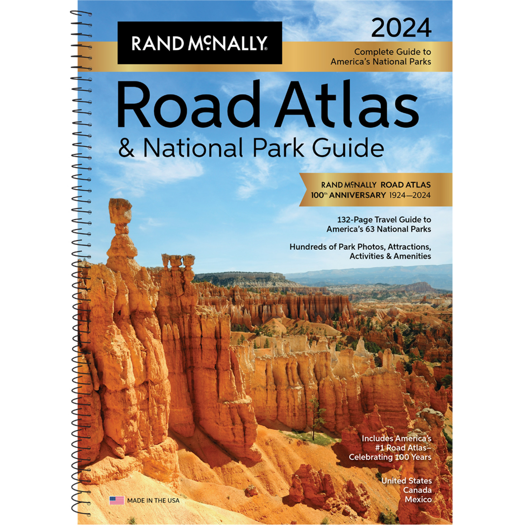 Rand McNally 2024 Road Atlas and National Park Guide