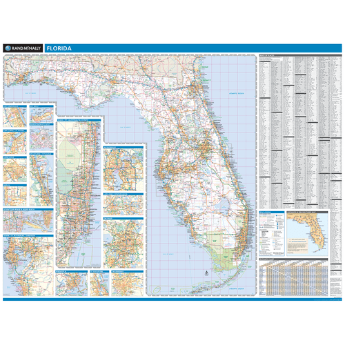 ProSeries Wall Map: Florida State