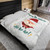 Merry Christmas Ho Ho Ho Velveteen Plush Blanket Christmas Velveteen Plush Blanket Ho Ho Ho Velveteen Plush Blanket Holiday Blanket Lover Gift