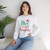 Nice Until Proven Naughty Unisex Heavy Blend™ Crewneck Sweatshirt Nice Until Christmas sweatshirt Proven Naughty Holiday sweater