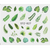 different shades of green