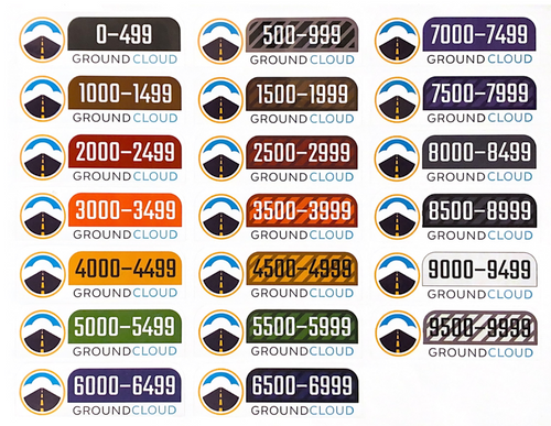 GroundCloud SID Labels (Shelf ID Labels)