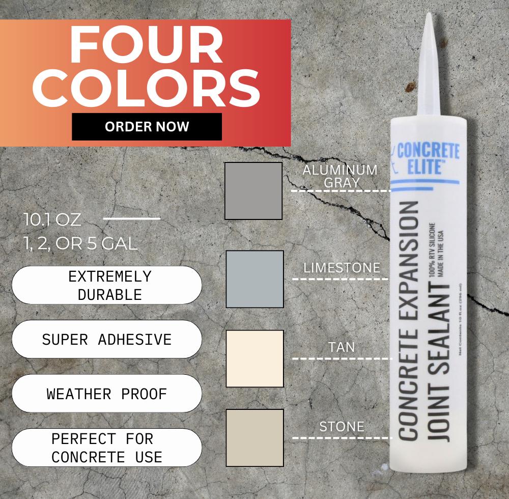 Concrete Elite (10oz Cartridges) Expansion Joint Sealant 100 RTV