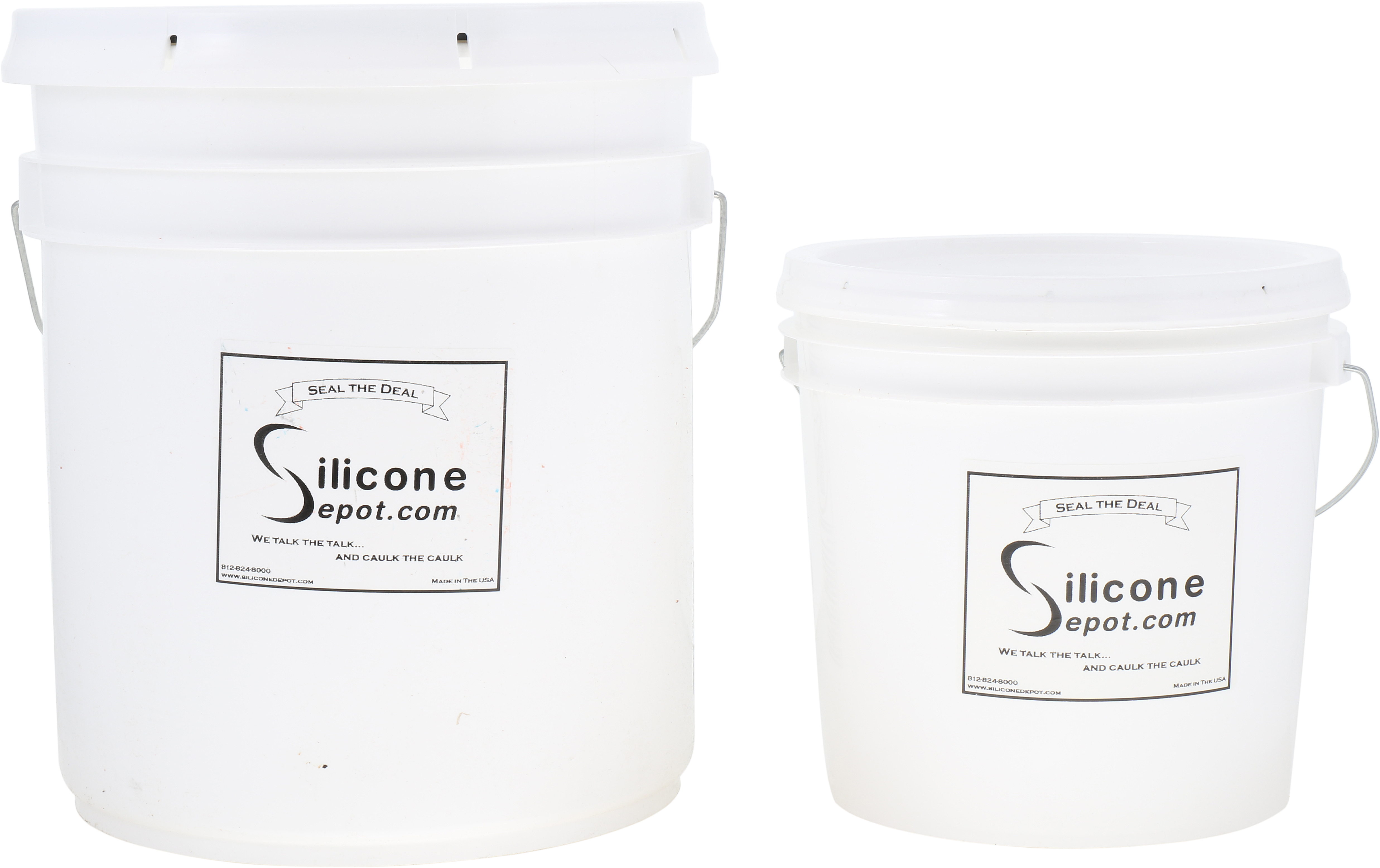 1-5 Gallon Buckets: 100% RTV Silicone Sealant