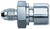 #4 To 3/8-24 Inverted Female Steel Adapter
