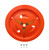 Wheel Cover Dzus-On Fluo Orange
