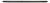 3/8 Aluminum Scalloped Tube - 21.0in.