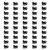 Oval Head Button Alum Black .550 Long 50 Pack