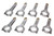 6.125 4340 H-Beam Rod Set - GM LS