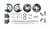 Rear Disc Conv. Kit GM 10/12 Bolt Non-Stag Shoc