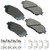 ProACT Ultra-Premium Bra ke Pads - Front