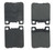 Posi-Quiet Semi-Metallic Brake Pads