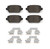 Posi-Quiet Semi-Metallic Brake Pads