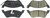 Posi-Quiet Extended Wear Brake Pads with Shims