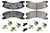 Fleet Performance Brake Pads with Hardware