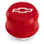 Slant Edge Breather Cap Raised Bowtie Emblem Red