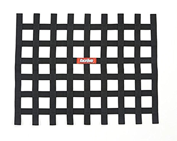 Ribbon Window Net Black Non-SFI