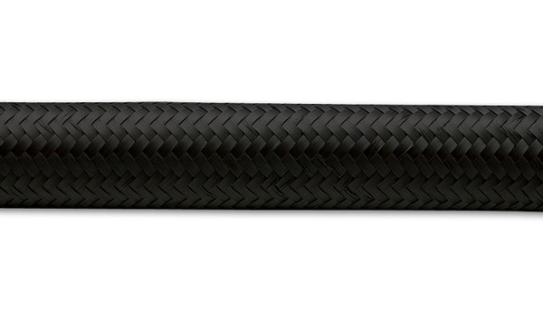 2ft Roll -10 Black Nylon Braided Flex Hose